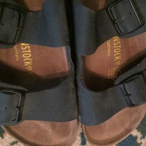 Dark Gray Birkenstock Sandals